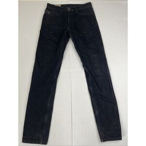 Freenote Cloth Portola Black Selvedge Denim Jeans Taper Fit Size 30x33